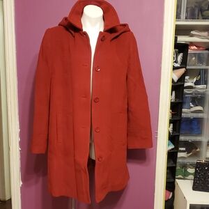 East 5th Red Pea Coat